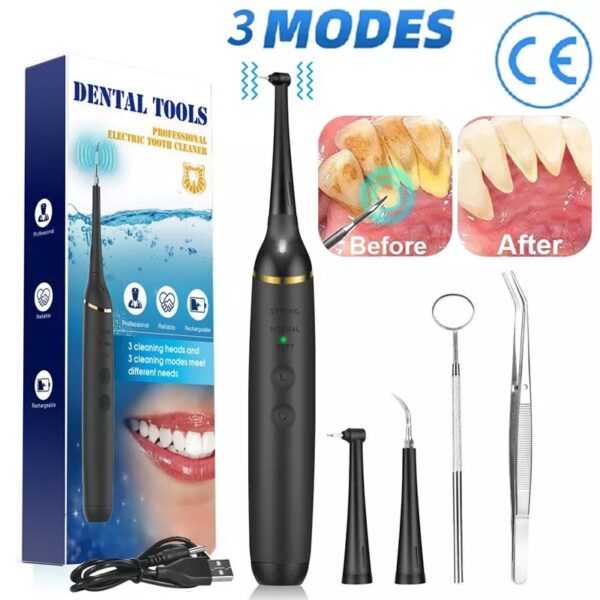 Dental 3 en 1 : brosse à dents électrique, fil dentaire et irrigateur. Idéal pour un nettoyage en profondeur et une hygiène bucco-dentaire optimale. Hk boutique