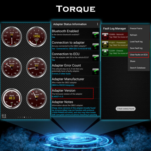 Application torque pour android Hk boutique