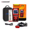 Valise de diagnostic automobile Konnwei KW850 avec grand écran couleur et connecteur OBD2.