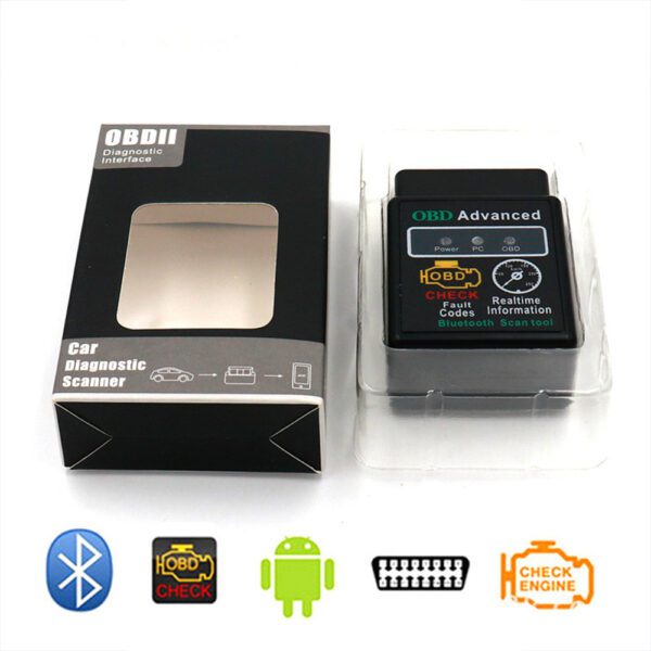 Elm327 OBD2 Scanner pour IOS/Android/Windows Bluetooth 4.0 outil diagnostique pour Voiture (V2.1)