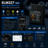 Interface de diagnostic automobile ELM327 OBD2 Bluetooth pour scanner de voiture et effacement de défauts.