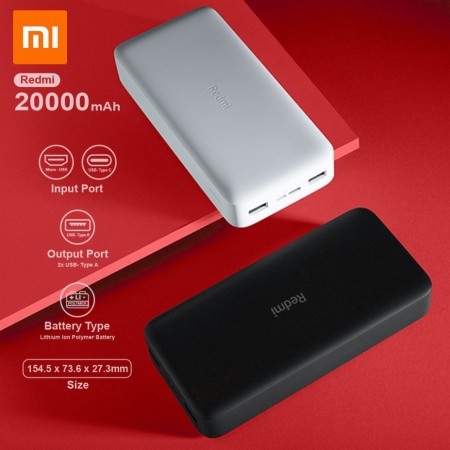 Power Blank Redmi 18 W Charge Rapide 20000 mAh