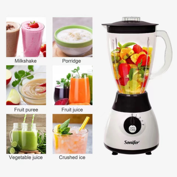 Blender 2 en 1 Sonifer 1.5L, 300W
