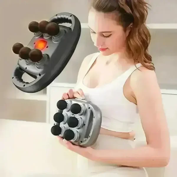 Pistolet De Massage Par Vibration à 6 Têtes
