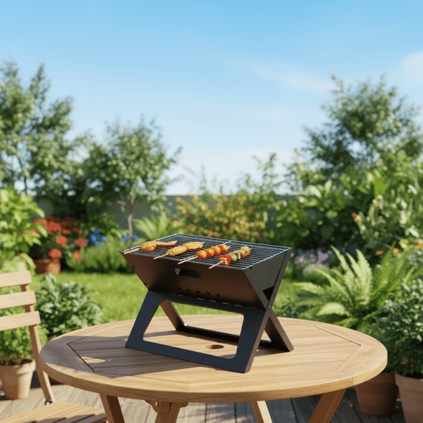 Barbecue portable multifonctionnel pliable